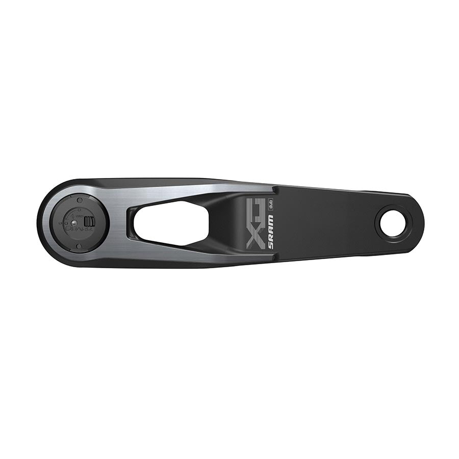 SRAM, X0 PM, Left Arm with Power Meter Spindle, Spindle: 28.99mm, DUB, 165mm, Black, Boost