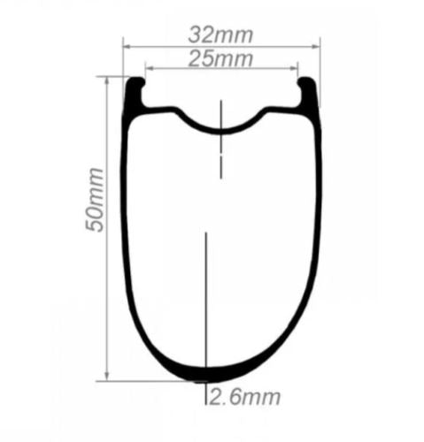 Burner Road Wide Aero Carbon Wheelset 50mm