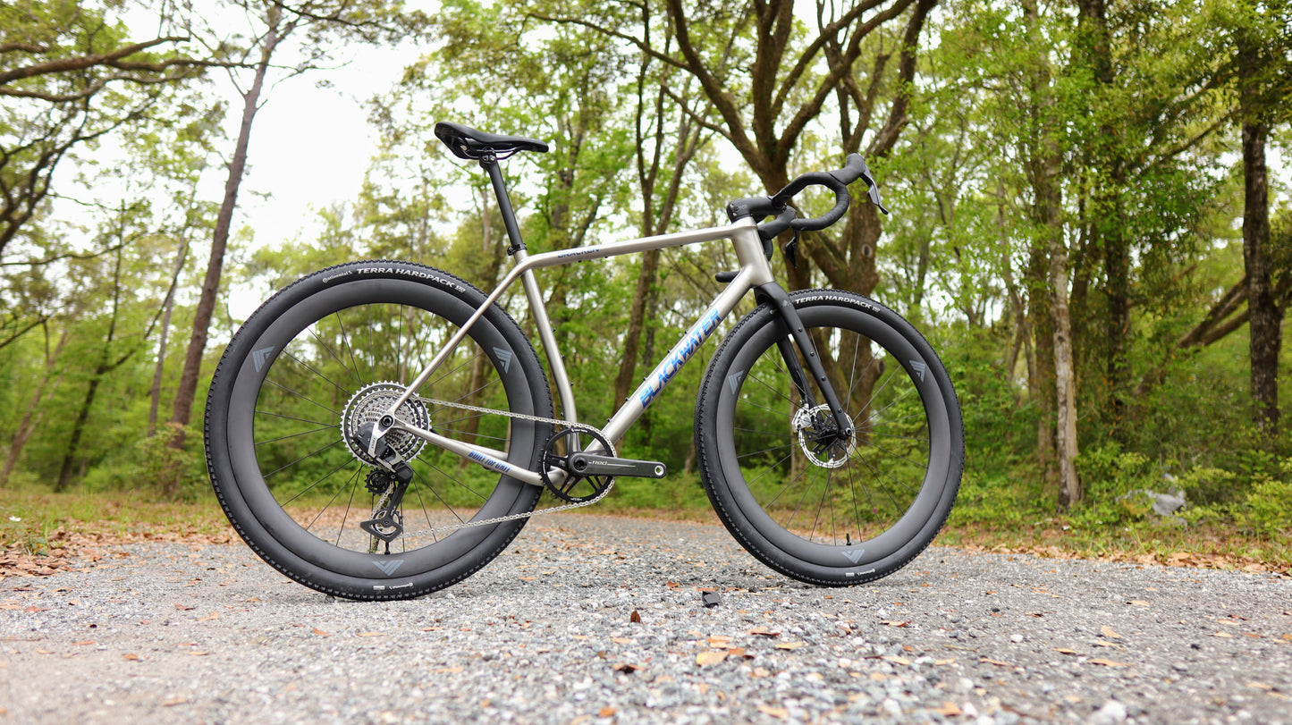 Bracken Gravel Bike - 3D Printed Ti 50mm Tire Clearance