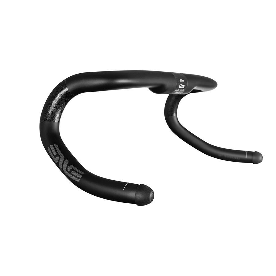 ENVE, Gravel, Drop Handlebar, Diameter: 31.8mm, 420mm, Drop: 120mm, Reach: 80mm, Black