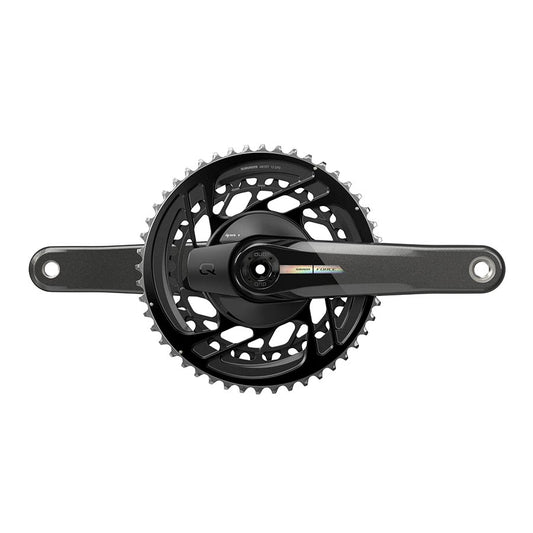 SRAM, Force D2 2x, Power Meter Crankset, Speed: 12, Spindle: 28.99mm, BCD: Direct Mount, 48/35, DUB, 175mm, Black, Road Disc