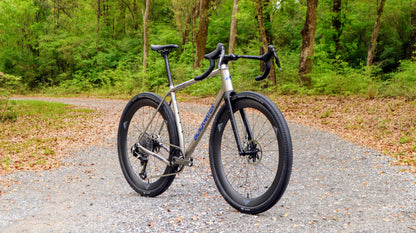 Bracken Gravel Bike - 3D Printed Ti 50mm Tire Clearance