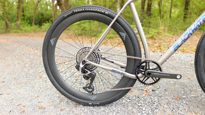 Bracken Gravel Bike - 3D Printed Ti 50mm Tire Clearance
