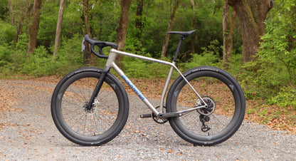 Bracken Gravel Bike - 3D Printed Ti 50mm Tire Clearance