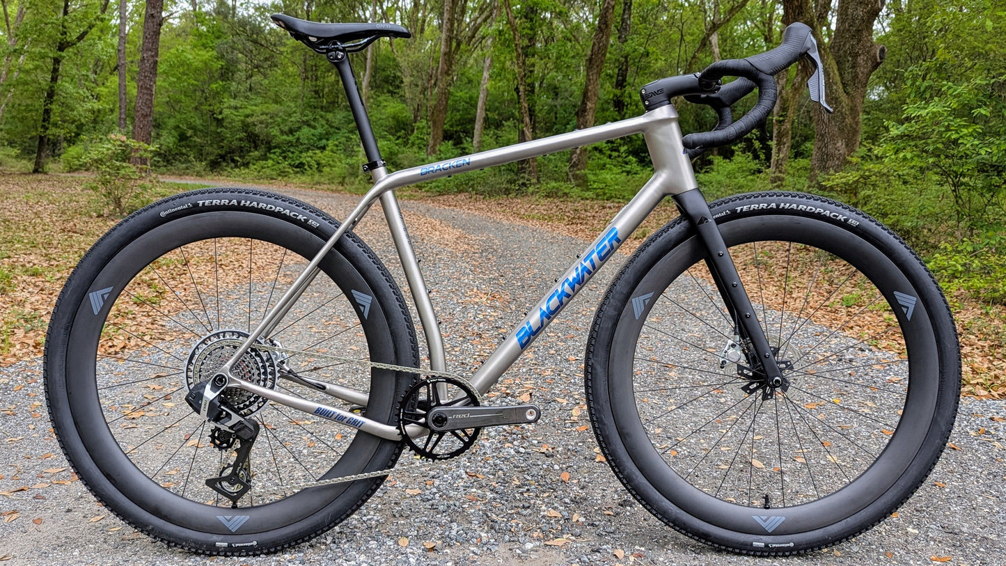 Bracken Gravel Bike - 3D Printed Ti 50mm Tire Clearance - ETA January 2026