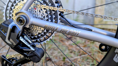 3 Notch Bike - Traditional Tubing Full Custom Titanium Road, Gravel, Monster Cross